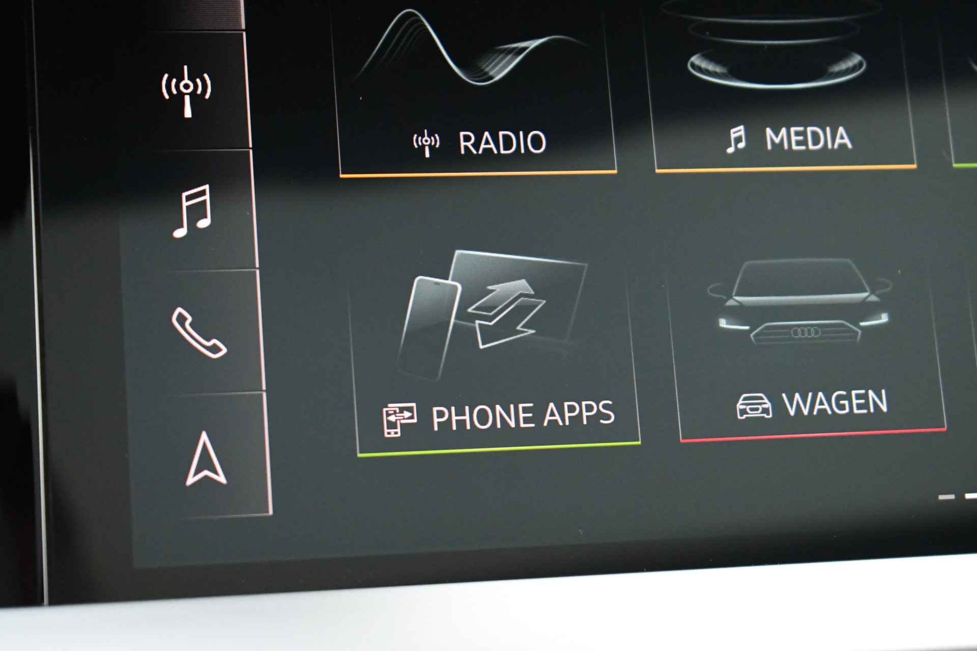 Audi smartphone interface